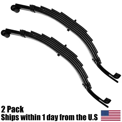 2PK Trailer Leaf Spring 6 Leaf Slipper 4000lbs For 8000 Lbs Axle - 20042 • $118.99