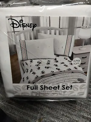 NEW Disney Mickey Mouse 90th Anniversary Full Sheet Set. • $44.98