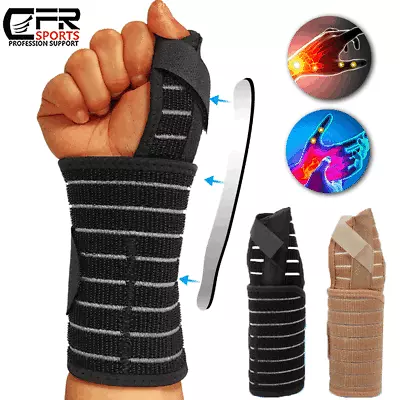 Thumb Support Wrist Hand Brace Splint Carpal Tunnel Arthritis Sprain Strap • £7.99