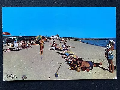 Cape Cod Massachusetts MA West Dennis Town Beach 1964 Antique Postcard Photo • $2.99