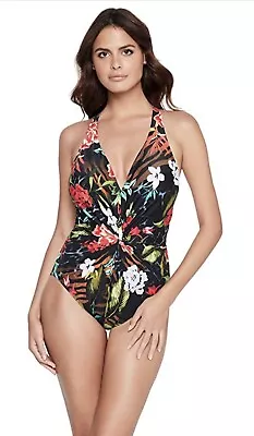 Magicsuit Muse Drew One Peice Swimsuit Multi Colored Size 16 $158 • $49