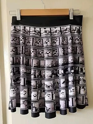 Black Milk Disney Zoetrope Steamboat Mickey Skater Skirt Disney Size M  • $53.95