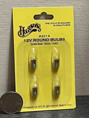 Dollhouse Miniature Electric 12V Light Bulbs 1:12 Inch Scale D266 Dollys Gallery • $9.99