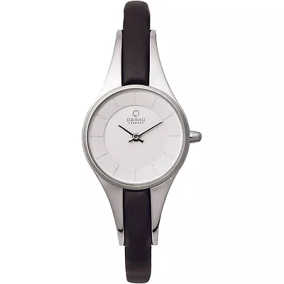 Obaku Women's Morgan White Dial Watch - V110LXCIRB • $61.41