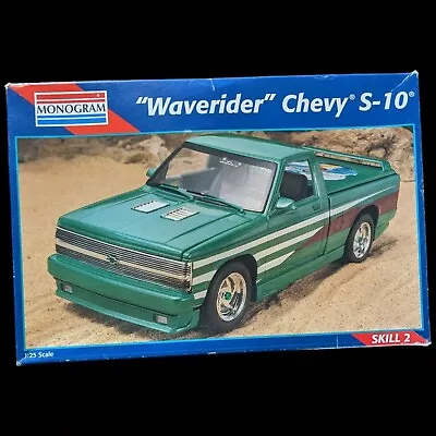 Monogram Waverider Chevy S10 Model Truck 1/25 Minitruck Custom Lowrider Kit 2438 • $63.75