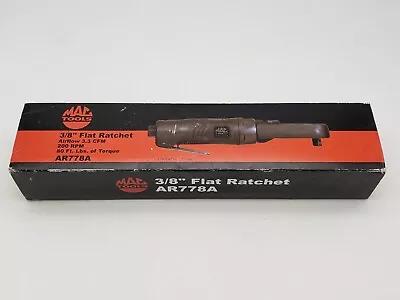 MAC Tools AR7778A 3/8  Flat Ratchet Air Flow 3.3 Cfm 200 Rpm 80 Ft. Lbs. Torque • $140
