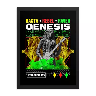 Framed RASTA GENESIS Poster • $79