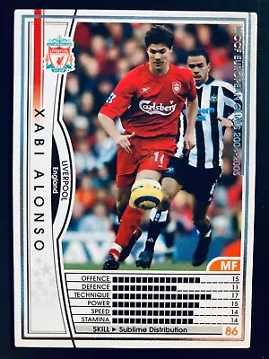 2004-05 Panini WCCF European Clubs # 45 Xabi Alonso First Liverpool Card • $3.39