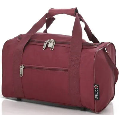 5 Cities Cabin Holdall Travel Flight Bag 40x20x25 Cm / Red • £31.99