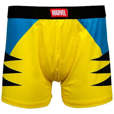 Wolverine Costume Men's Underwear Boxer Briefs Yellow • $21.98