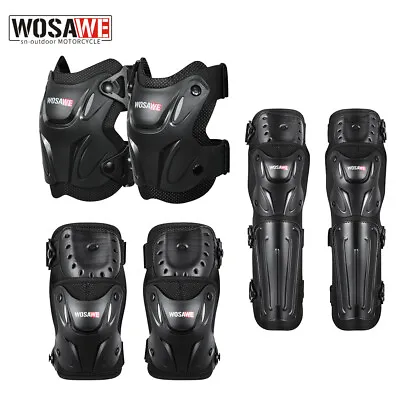 WOSAWE Adult Knee Pads Protector Motorcycle Motocross Racing Leg Protection Gear • $24.53
