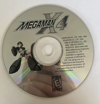 Mega Man X4 (PC 1998) Disc Only. Rare! Tested And Working • $28.80