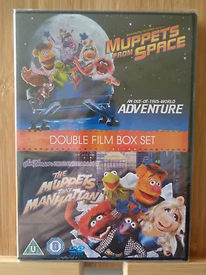 THE MUPPETS TAKE MANHATTAN / MUPPETS FROM SPACE (Sony UK 2xDVD 2011) NEW! (3) • £3.99