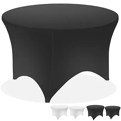 $20.79 • Buy Round Spandex Tablecloth, Stretch Fitted Table Cover