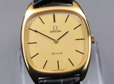 【N MINT】 Vintage Omega DeVille Cal. 625 Gold Men's Hand Winding Watch From... • $785.25