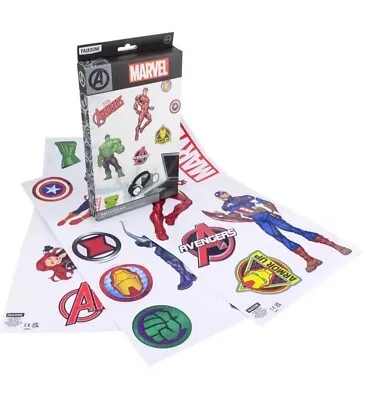 Disney  HOME Marvel Avengers Kids Unisex Bedroom Vinyl Wall  Stickers 18pcs • £12.50