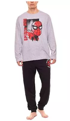3 X Mens Spiderman Pyjamas Pyjama Tracksuit Adult Spider Man Sleep Set • $36