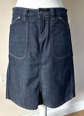 Women's Denim Skirt Size 10 Straight Knee Length • £9.35