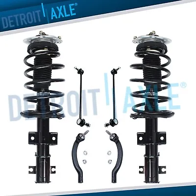 Front Struts Coil Spring Assembly Sway Bar Outer Tierods For Volvo V70 S80 S60 • $191.78