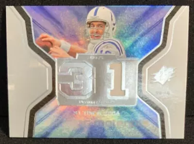 2007 SPx - Winning Materials Stats Dual #WMS-PM2 Peyton Manning (Game Used)  • $4.99