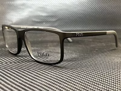 Ralph Lauren Polo PH2126 5534 Matte Black Rectangle Square Men's 58 Mm Eyeglasse • $80.19