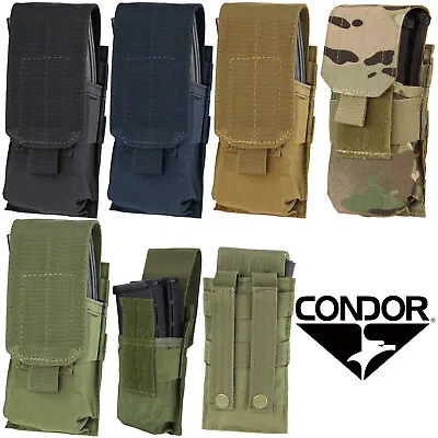 Condor MA5 Tactical MOLLE PALS Modular Closed Top Single Rifle Magazine Pouch • $13.94