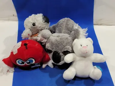 Mini Animal Plush Mixed Lot Of 4 Koala Bear Teddy Dog • $6.10