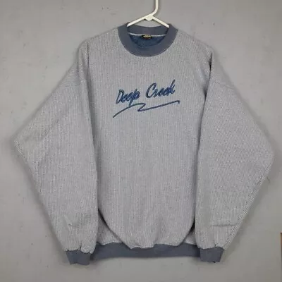 Vintage HL Miller Sweater Mens 2XL XXL Deep Creek Pull Over Heavy Long Sleeve  • $30.77