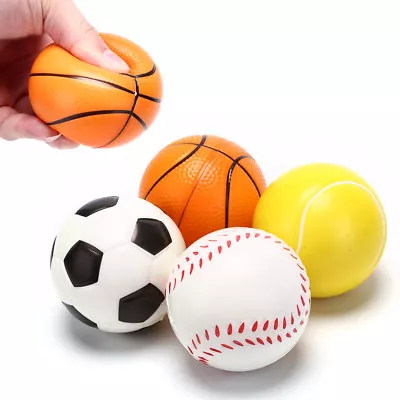 Hand Football Exercise Soft Elastic Squeeze Stress Reliever Ball Massage • £2.51