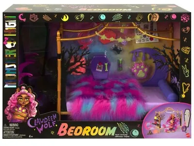 Monster High Clawdeen Wolf Bedroom Playset - BRAND NEW • $55.89