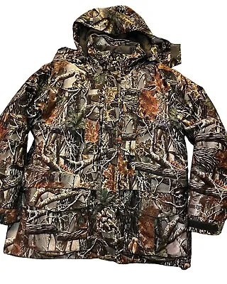 Cabelas Hunting Systems Whitetail 3-in-1 Gore Tex Jacket Large Reg Camo Hooded  • $75