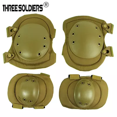 Tactical Knee Protector Knee Elbow Protector Outdoor Knee Pads & Elbow Pads Set • $28.99