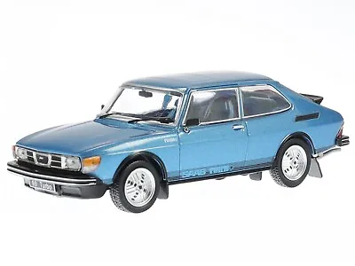 Saab 99 Turbo 1977 Blue Metallic Diecast Model Car CLC393 IXO 1:43 • $41.90