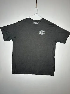BASS PRO SHOPS Dark Grey T-Shirts Men's 2XL Long Legs Big Rack! • $9.88