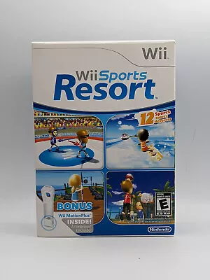 Wii Sports Resort (w/Wii MotionPlus) Bundle Nintendo Wii NEW FACTORY SEALED • $68