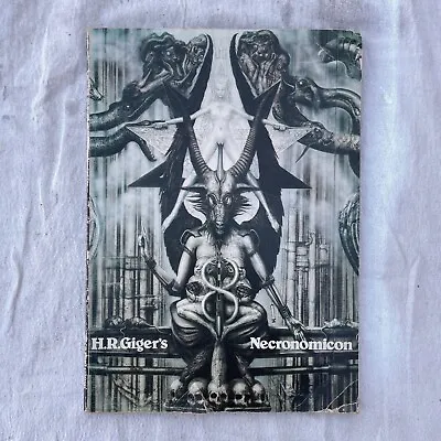 H.R. GIGER'S NECRONOMICON 1977 BIG O PUBLISHING 1st Edition ALIENS Signed Book • $400