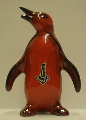 Vintage Cortendorf 2487 Flambé Penguin Figure (GR1) • £43