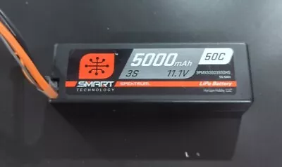 Spektrum 11.1V 5000mAh 3S 50C Smart Hardcase LiPo Battery IC5 EC5 • $38