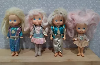 Vtg Hasbro Moon Dreamers Doll Lot Of 4 Bucky Blinky Sparky Dreamer Crystal Starr • $69.99