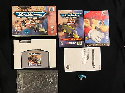 Micro Machines 64 Turbo -Car Variant- (Nintendo 64) Box Manual Complete CIB N64 • $249.64