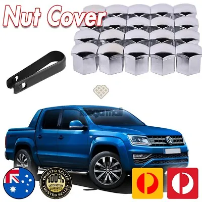 Wheel Nut Bolt Cover Caps For Volkswagen Amarok VW 20 PCS CHROME • $39.99