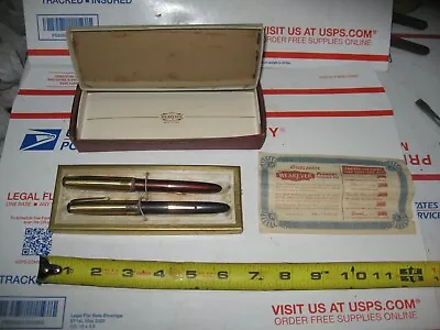 Vintage Wearever Fountain Pens With Box • $6