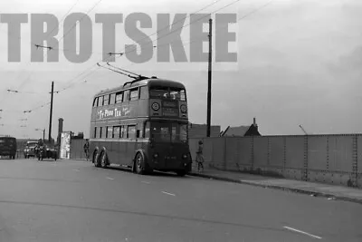 35mm Negative London Transport Trolleybus AEC 664T 1573 FXH573 1959 • £4.39