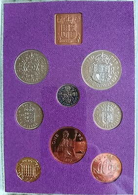 1970 Royal Mint Coinage Of Great Britain And Northern Ireland Proof Set Inc COA • £3.20
