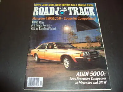 Road And Track Dec 1977 Audi 5000  Datsun 510 And Jaguar XJ12L ID:43981 • £8.04