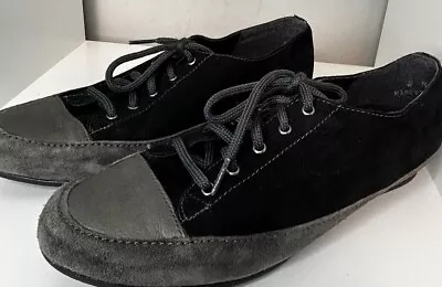 Women's Munro American Casual Lace Up Wedge Shoes Size 8 Leather/Suade • $14.75