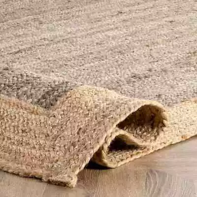 Rug Natural Braided Jute Runner Rug Modern Living Area Carpet Outdoor Decor Rugs • £22.31