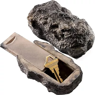 RamPro Hide-a-Spare-Key Fake Rock - Looks & Feels Like Real Stone - Safe For • $11.92