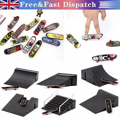 £6.43 • Buy Mini Finger Skateboard Skate Park Ramp Parts Tech Deck Fingerboard Kids Toy New