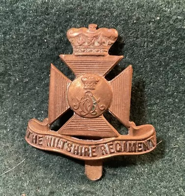 The Wiltshire Regiment Vintage Brass Cap Badge H27 • £8.99